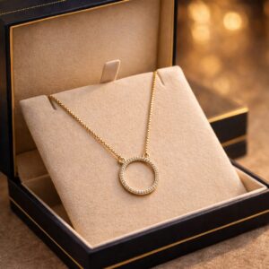 Colier aur filat Glow Anna