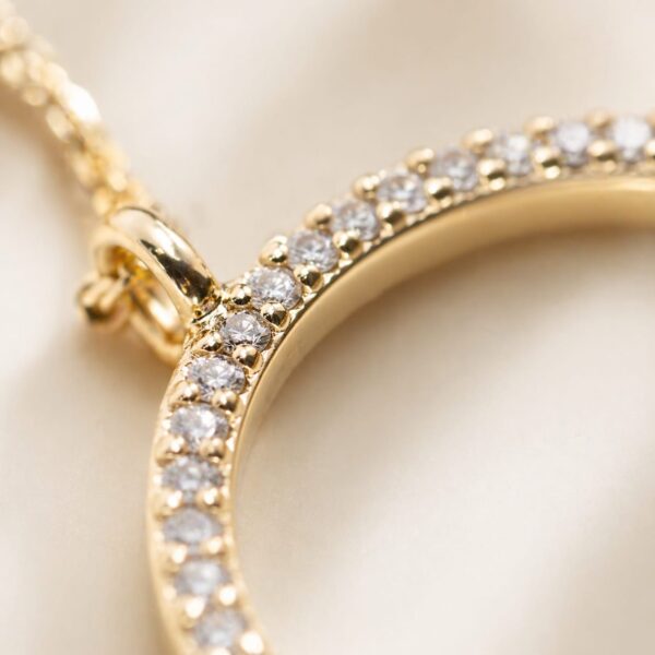 Colier aur filat Glow Anna