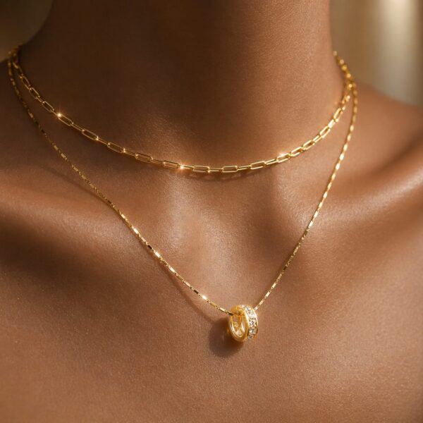 Colier Layer Aur Filat Anna